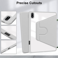 Coque pour Oneplus Pad 3 avec support pour stylet, rotation à 360 degrés, acrylique transparent, étui rigide pour tablette pour OnePlus Pad 3 13,2 pouces