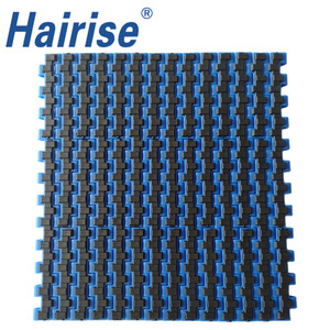 मांस/पोल्ट्री सब्जियों/मॉड्यूलर प्लास्टिक कन्वेयर के लिए गर्म बिक्री कर 1505 श्रृंखला रबर शीर्ष मॉड्यूलर कन्वेयर बेल्ट - Product Image 2