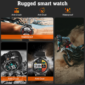 T53 BT Talking Watch AMOLED Screen Heart Rate oximetry huyết áp giám sát ba quốc phòng Smartwatch - Product Image 4