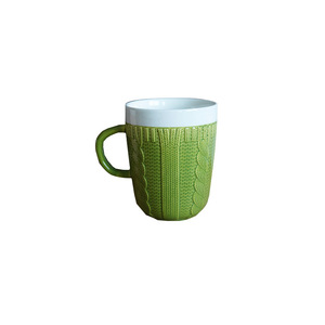 Support à thé et café blanc en céramique avec motif mignon en relief, en <span class=keywords><strong>laine</strong></span> - Product Image 3