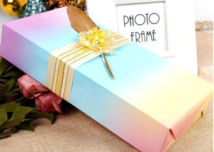 Elegant <b>Rainbow</b> Pattern Printed 50*70cm Gift <b>Wrapping</b> <b>Paper</b> Sheet for Gift Box Packing - Product Image 6