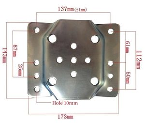 Cric de remorque de qualité supérieure 1200 lb avec <span class=keywords><strong>roue</strong></span> <span class=keywords><strong>jockey</strong></span>, support de <span class=keywords><strong>roue</strong></span> simple galvanisé, <span class=keywords><strong>manivelle</strong></span> en acier - Product Image 6