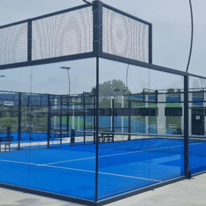 Fabbrica originale struttura in acciaio in vetro temperato <span class=keywords><strong>Padel</strong></span> Pickleball campo da Paddle Tennis acquista <span class=keywords><strong>Padel</strong></span> Court Canchas De <span class=keywords><strong>Padel</strong></span> - Product Image 4