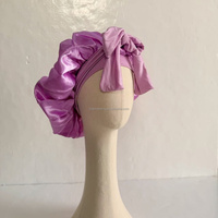 Nouveau Bandeau en Satin Élastique Coloré Grande Taille pour Cheveux Longs, Utilisation Sommeil et Spa, Intérieur, Logo Personnalisé