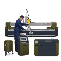 YUANLI Nouvelle Conception Machine de Découpe à Jet d'Eau Multifonctionnelle Métal Pierre Verre Caoutchouc Mousse CNC 3D 5 Axes