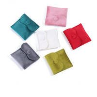 Bijoux en velours enveloppes pochettes sac pour cadeau avec bouton pochette personnalisée pour bijoux