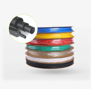 Tube thermorétractable en polyoléfine ignifuge et anti-rayonnement, rapport de rétraction 2:1 pour faisceaux de câbles électriques - Product Image 1