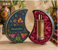 Boîte cadeau de parfum de luxe personnalisée, emballage en papier rigide avec fermeture magnétique pour les fabricants OEM de marques de beauté