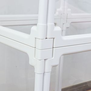 Kapalı kullanım için şeffaf ABS PET malzeme köpek kafesi çit orta ve küçük köpekler için özelleştirilebilir yükseklik - Product Image 3