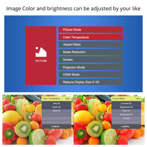 Touyinger-<span class=keywords><strong>Mini</strong></span> projecteur vidéo M4 plus, 720p, led, HD, pour home cinéma - Product Image 6