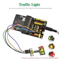 Papan Ekspansi Sensor Shield Keyestudio Microbit V2 untuk Papan Kontrol Micro Bit