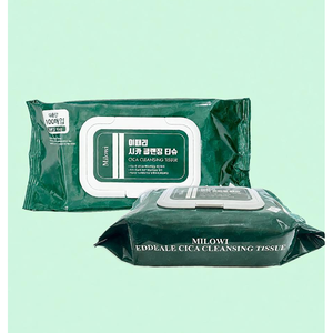 MILOWI EDDEALE CICA CLEANSING TISSUE 100 Feuilles Démaquillant Apaisant à la Centella - Product Image 5
