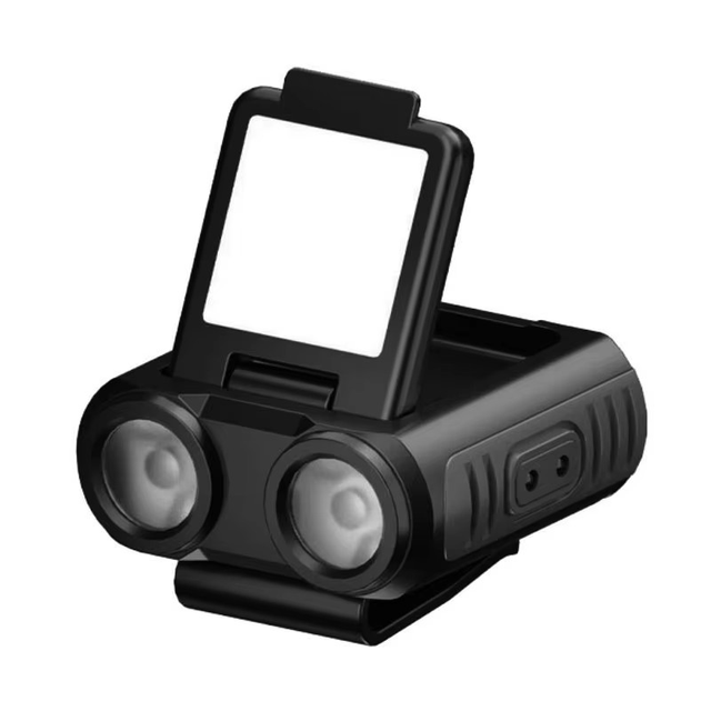 EMC EN62471 ROHS BSCI Waterproof IP65 Plastic Aluminium 900LM 50M Range 3h LED Rechargeable Moving Headlamp