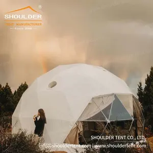 Наружная купольная палатка 6 диаметров для кемпинга, пешего туризма, отеля, Палатка Для гламурных мероприятий
