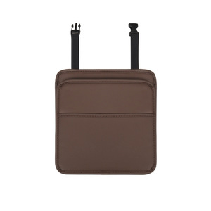 Car <b>Seat</b> Back <b>Storage</b> Bag Leather Hanging Organizer Multi Functional For Car Interior Use - Product Image 4