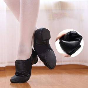 Chaussures de danse jazz en tissu élastique de danse latine chaussures d'entraînement pour enfants - Product Image 4