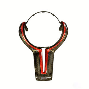 <span class=keywords><strong>Couvre</strong></span>-<span class=keywords><strong>volant</strong></span> en fibre de carbone de style sport <span class=keywords><strong>M</strong></span> Performance pour <span class=keywords><strong>BMW</strong></span> F10/F20/X3/F25/F26/F30-F37/M3/M4/M240i/M2 PU - Product Image 1