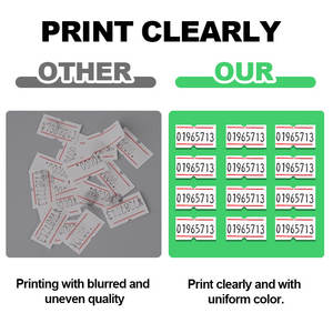 <span class=keywords><strong>Étiquette</strong></span>s de balance de supermarché de haute qualité permanentes, vente en gros, 12x21MM, rouleau d'<span class=keywords><strong>étiquette</strong></span>s pour <span class=keywords><strong>pistolet</strong></span> à prix, autocollants de prix adhésifs - Product Image 5