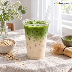 Boisson gazeuse Matcha Yuzu prête à servir, qualité alimentaire, végétarienne, 335 ml, pour la restauration et les salons de thé - Product Image 3