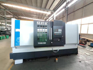 Certifié CE TCK550 tour CNC à lit incliné à broche unique 380v 8 Station poste d'outil électrique Construction horizontale robuste Gsk - Product Image 3