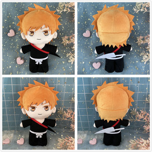 Lindo juguete de peluche suave lejía Ulquiorra <span class=keywords><strong>Cifer</strong></span> Kuchiki Rukia Ichimaru Gin Anime Cosplay muñeco de peluche juguete 20cm almohada de peluche Fans regalo - Product Image 3