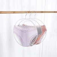 DS5573 Cercle Bikini Rack Lingerie Forme Brève Affichage Cerceau Rack Rond Femmes Maillot De Bain Cintre Cerceau En Plastique Bikini Cintre