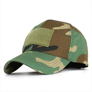 Custom Rubber Patch Logo <b>Mens</b> Camouflage Snapback Camo <b>Flat</b> Visor Adjustable Baseball <b>Caps</b> for Outdoor Sports - Product Image 1