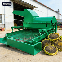 Machine à décortiquer les graines de tournesol entièrement automatique avec système de nettoyage par vibration, haute capacité 0,8 acre/h