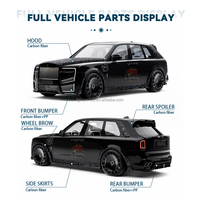Kit carrosserie haut de gamme 2025 style MSY, kit de conversion complet pour Rolls Royce Cullinan, accessoires de voiture, pièces en fibre de carbone style M
