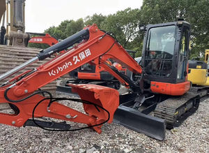 Pelle hydraulique KX163-5 sur chenilles d'occasion Kubota KX163 KX163-5 petite mini pelleteuse utilisée Kubota KX163 - Product Image 6