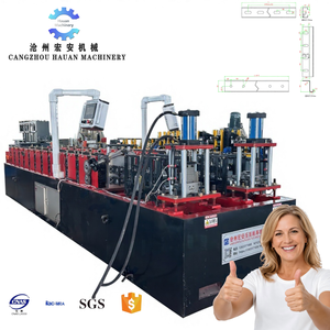 Machine à poinçonner à double tête synchronisée par servomoteur Cangzhou Hauan Machinery CZ Purlin, haute précision, automatique, 380V, contrôle PLC - Product Image 1