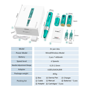 <span class=keywords><strong>Dr</strong></span>. <span class=keywords><strong>Pen</strong></span> <span class=keywords><strong>A6S</strong></span> Nano Microneedling <span class=keywords><strong>Pen</strong></span> - <span class=keywords><strong>Dermapen</strong></span> Inalámbrico y con Cable para Eliminación de Cicatrices y Rejuvenecimiento de la Piel en Cuerpo y Labios - Product Image 6