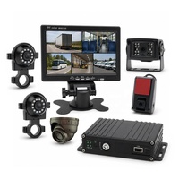 SD 4CH Mobile avec GPS 4G WiFi et logiciel CMS 1080P AHD MDVR avec suivi GPS, lecture à distance pour la gestion de flotte de camions
