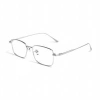Gafas Ópticas de Titanio Puro Sin Tornillos, Montura Ultrafina Sin Aro, Unisex, Antialérgicas, Ligeras, para Lectura y Negocios