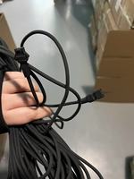 Câble d'extension de lumière de vision industrielle avec prise coudée or femelle à mâle