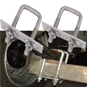 Tốt nhất bán 304/316 thép không gỉ thép carbon tùy biến bán buôn vuông <span class=keywords><strong>u</strong></span>ốn cong <span class=keywords><strong>U</strong></span> Bolt với các loại hạt và sửa chữa phẳng máy giặt - Product Image 2