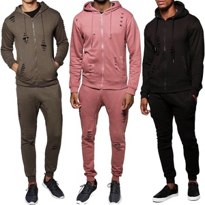 Conjunto de chándales para hombre de alta calidad 2025, conjunto de entrenamiento al por mayor, chándal personalizado para hombre, material de algodón, todas las tallas - Product Image 1