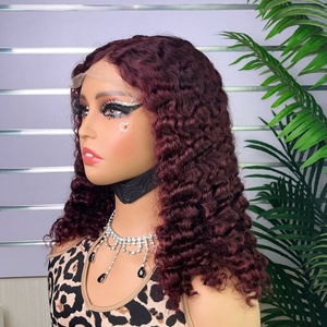 Peluca de Cabello Humano 100% Virgen, Alta Densidad 12A 5*5, Vietnam SDD, Rizado Birmano, Brasileño, Peruano, Super Double Drawn, Sin Pegamento - Product Image 3
