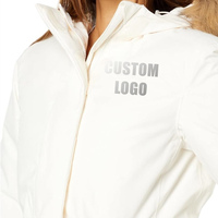 Manteau d'hiver chaud pour femmes grande taille haut de gamme, rembourré, à capuche, imperméable, parka d'expédition canadienne avec fourrure