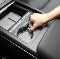 Auto Interieur Teile Konsole Cup Slot Pads für Tesla Model S Modell X Universal Cup Holder Liner Mat Modell 3 Modell Y.