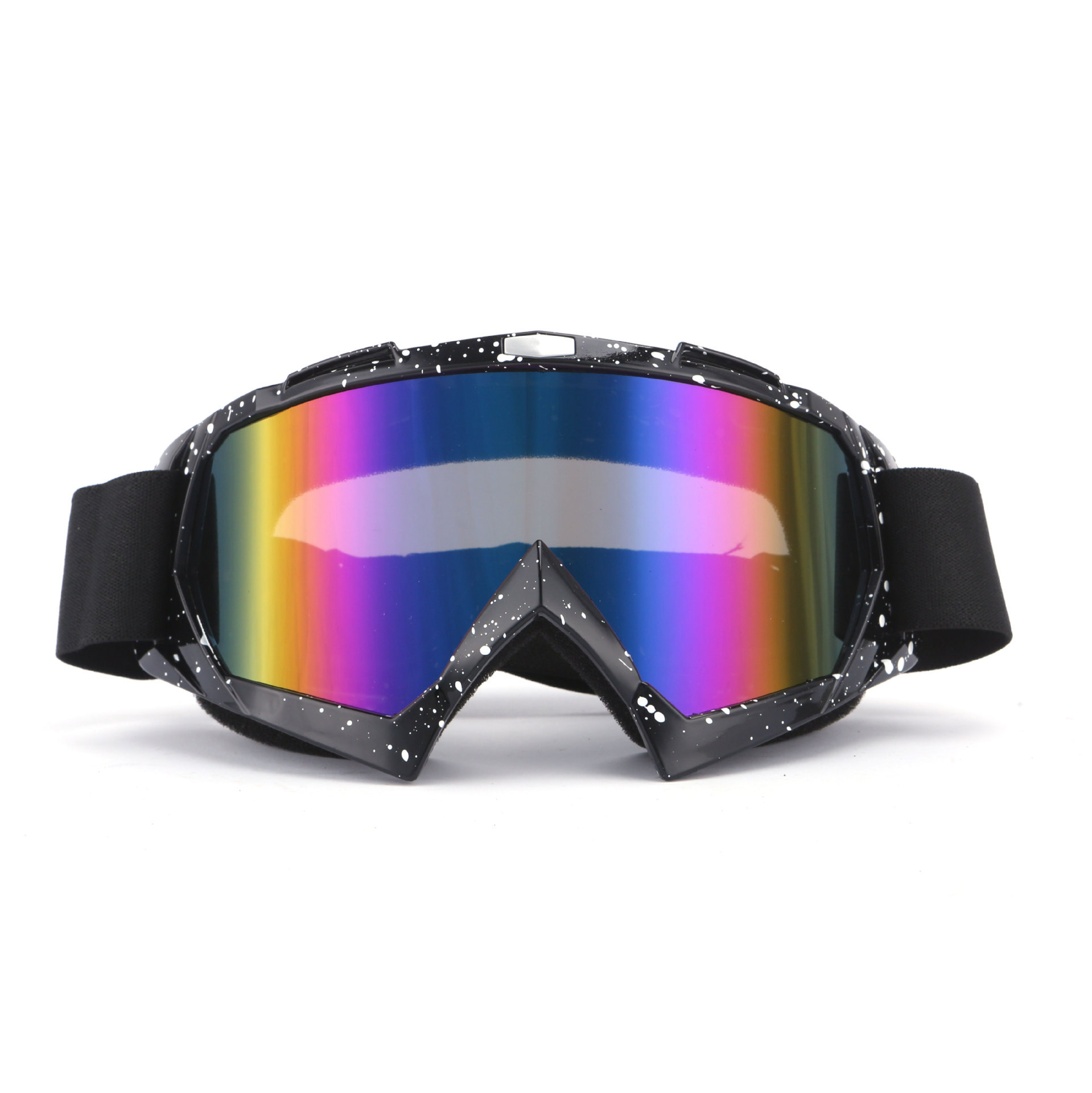 Cx-205 negro marco spray punto blanco lentes de colores