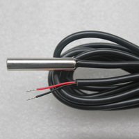 Sensor NTC Analógico de 100k con Montaje para Soldadura, Precisión del 1%, Conectores XH/YH/VH, Cables de PVC/Silicona/TPE