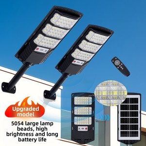 Lampe <span class=keywords><strong>solaire</strong></span> <span class=keywords><strong>LED</strong></span> intégrée IP65 la plus vendue, éclairage extérieur étanche pour jardin avec télécommande, portable, 2000 lumens - Product Image 3