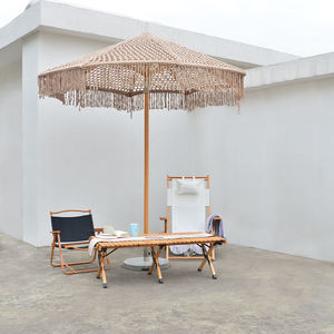 ร่มชายหาดสำหรับแกลมปิ้งกลางแจ้ง ลานบ้าน โรงแรม สวน พร้อมที่ยึด - Product Image 3