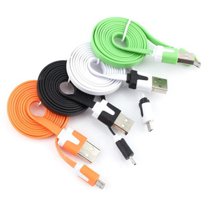 China Cheapest Colorful Flat Noodle Design Charging Cord Micro <strong>Usb</strong> Data <strong>Cable</strong> <strong>for</strong> Mobile Phone - Product Image 2