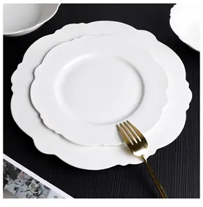 China Suppliers Free Sample Provide Custom Your Own Logo Dishes Plates Set Ceramic Dinner