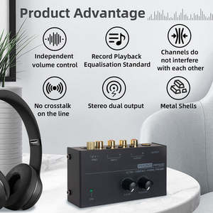 Préamplificateur <span class=keywords><strong>phono</strong></span> portable PP500, studio à domicile, guitare électrique, amplificateur audio pour casque, amplificateur de monitoring, préamplificateur vinyle - Product Image 4