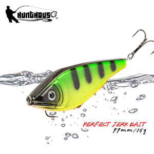 Esche Artificiali JERK BAIT 90mm/25g 120mm/50g, Esche Dure a Lenta Affondamento in Materiale ABC per Pesca in Acqua Salata - Product Image 1