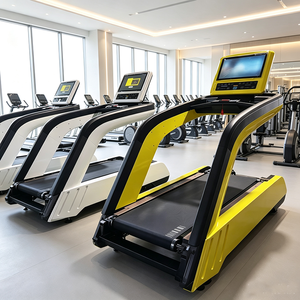 Équipement de cardio-training professionnel pour salle de sport intérieure avec grand écran tactile - Appareil robuste pour centres de fitness - Product Image 1