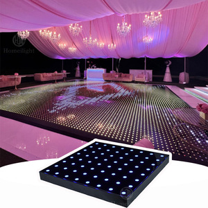 Sàn nhảy kỹ thuật số 16x16ft mới bán chạy, sân khấu DJ, sân khấu Disco, đèn sân khấu, kết nối có dây, di động, sàn nhảy pixel - Product Image 2